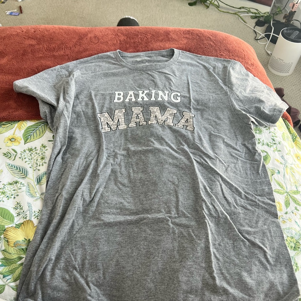 Bakers Gray Crewneck Logo Tee